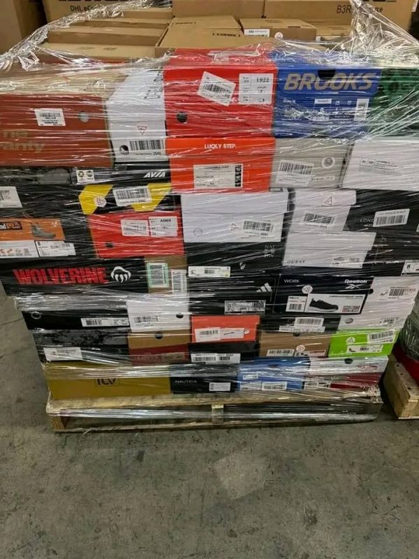 Branded shoes available.